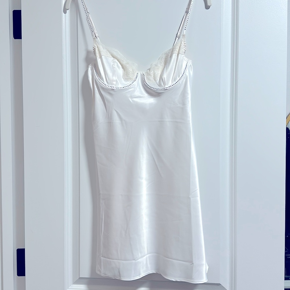 Victoria Secret Satin Bridal Slip Dress